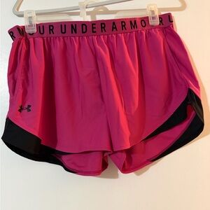 Under Armour Women's Vibrant Pink Athletic Shorts